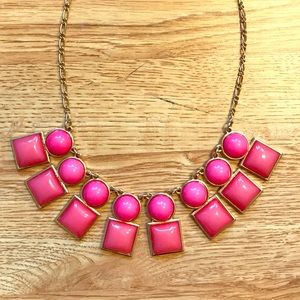 Hot Pink Fashion Necklace